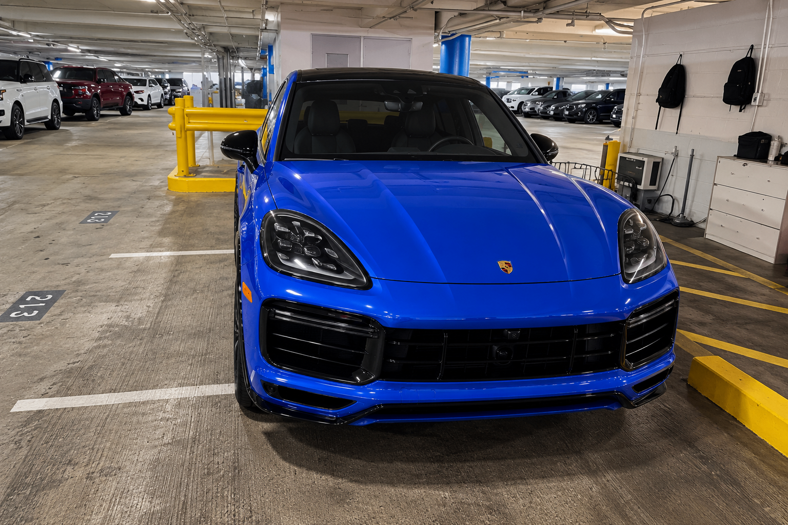 Porsche finished with ceramic coating
