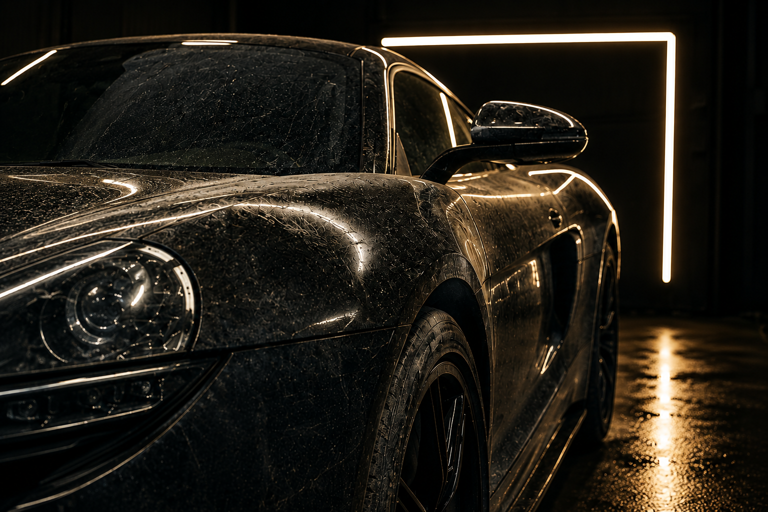 Ceramic Coating Application — before